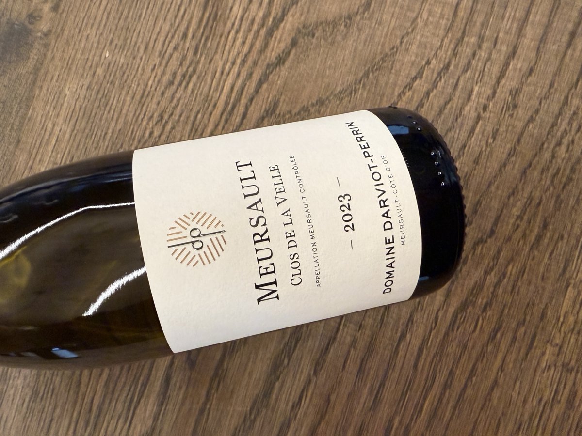 DARVIOT PERRIN MEURSAULT CLOS DE LA VELLE BLANC 2023 0.75L.